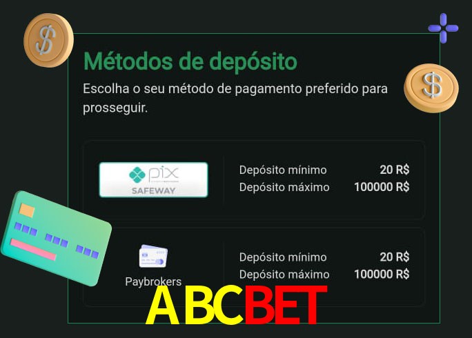 O cassino ABCBET oferece uma grande variedade de métodos de pagamento