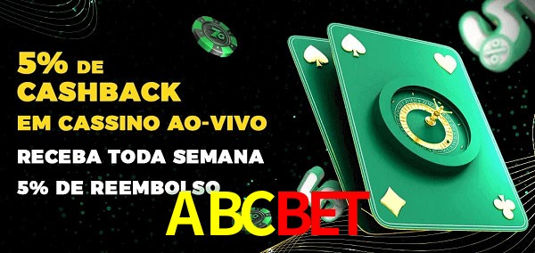 Promoções do cassino ao Vivo ABCBET